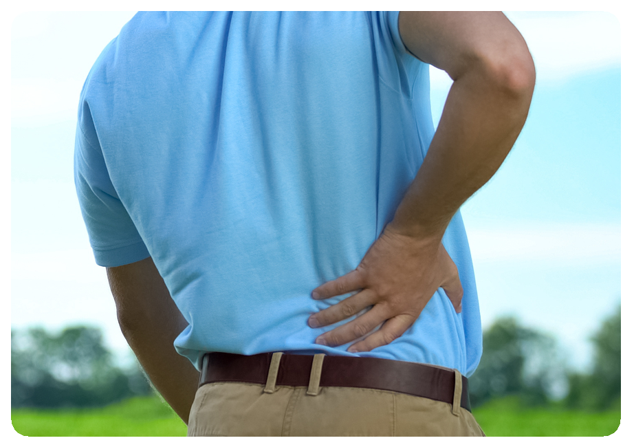 Back pain golf