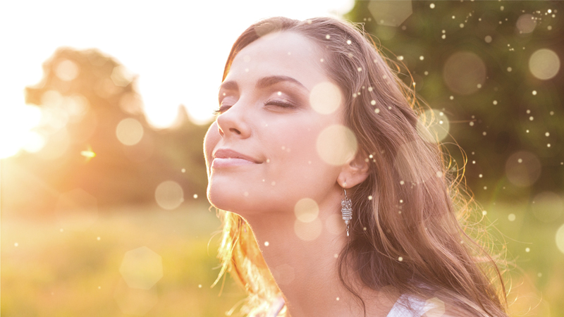 Happy Women In Field