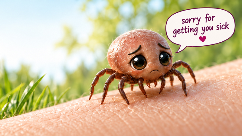 tick on skin